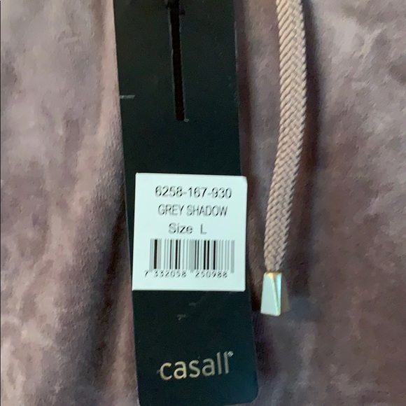Casall Grey Shadow Hoodie Size L NWT - Picture 2 of 3